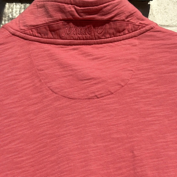 Johnnie-O Keane quarter zip pullover Large red/pink - Picture 4 of 14